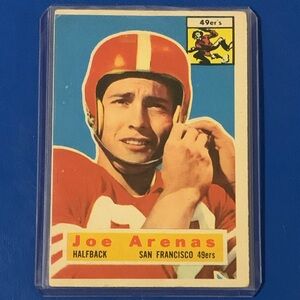 Joe Arenas #38 1956 Topps Football Trading Card